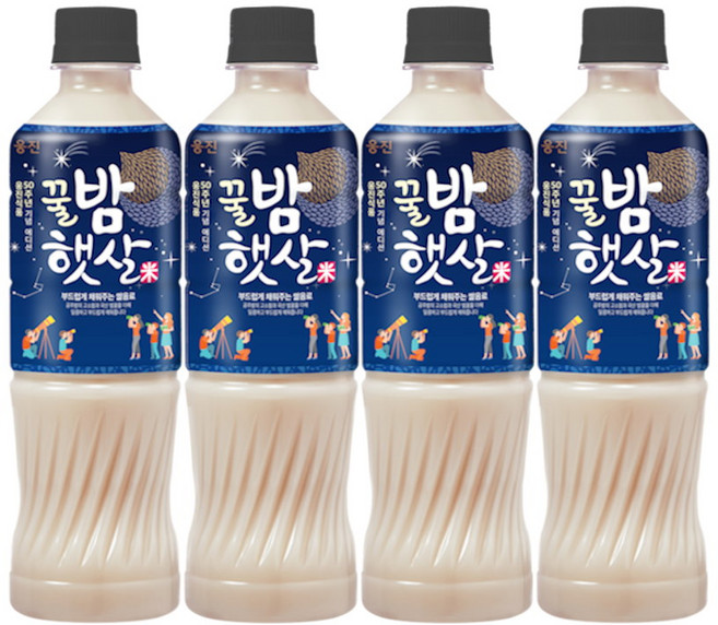 꿀밤햇살 500mL, 4개