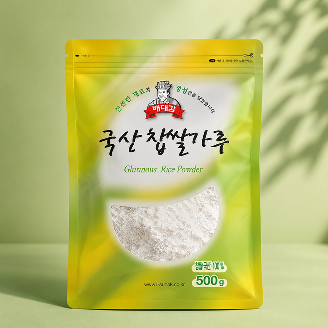 배대감 국산 찹쌀가루, 500g, 1개