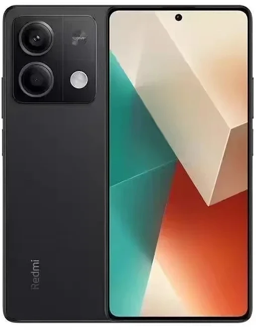 글로벌롬 오리지널 샤오미 레드미 노트 13 256GB 디멘시티 6080 울트라 140Hz LCD 디스플레이 64MP 트리플, 04 6GB 128GB, 02 Black, 128GB