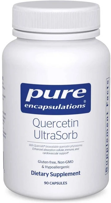 퓨어인캡슐레이션 케르세틴 울트라소브 캡슐 Pure Encapsulations Quercetin UltraSorb, 1개, 90정 - 쿠팡