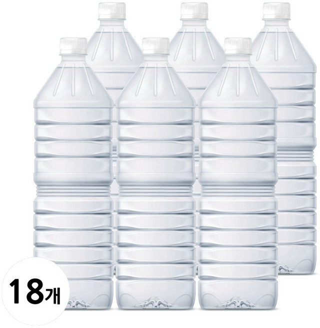 물하나 지리산 생수, 2L, 18개