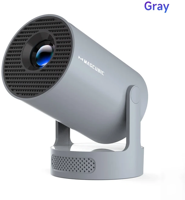 맥큐빅 전자식 초점 HY300 울트라 4K 휴대용 프로젝터 300ANSI 안드로이드11 BT5.4 스피커 내장 야외 영화, 01 EU 플러그, 01 CHINA, 06 HY300 Pro Plus Grey