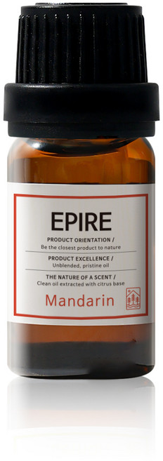 에피레 천연 아로마 에센셜 오일 원액 100%, 1개, 10ml, 만다린