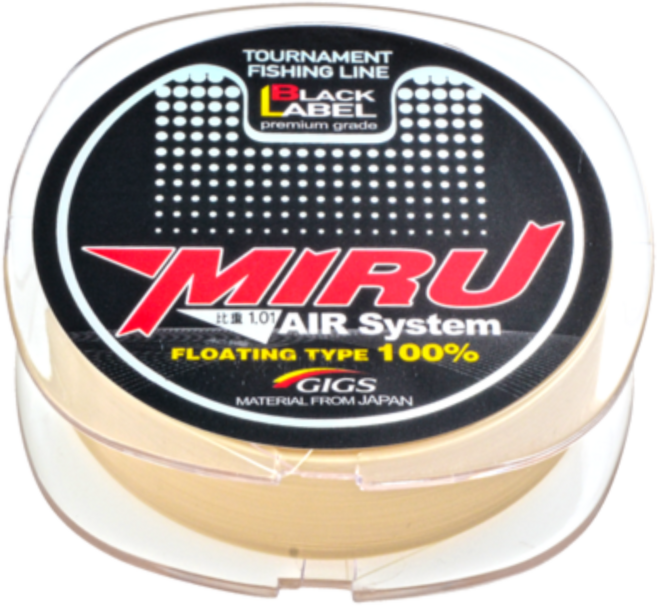 긱스코리아 미루 블랙라벨 플로팅 원줄 찌낚시 바다낚싯줄, 아이보리, 1개