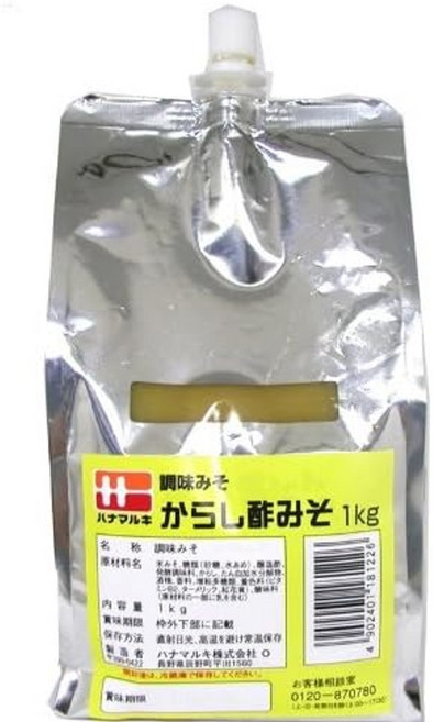 일식 조미료 스미소 1kg 일본 회 노란 된장 소스, 1개, 1개