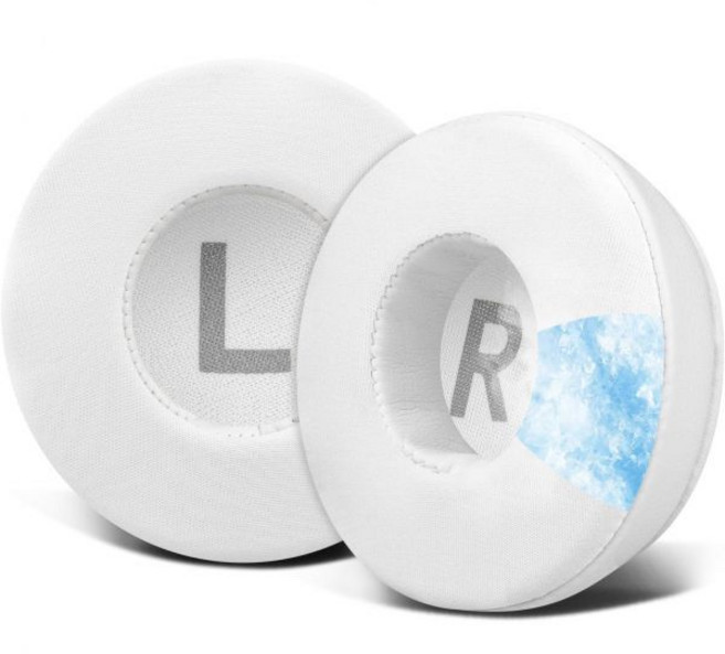 SOULWIT 쿨링 젤 이어패드 (소니 WH-CH500/CH510/CH520 MDR-ZX100/ZX110/ZX110NC/ZX220/XB200/ZX300/ZX330BT MDR, White