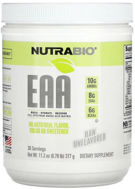뉴트라바이오 EAA 무맛 317g (0.70lb), 1개 - 쿠팡