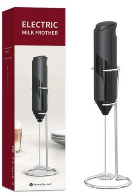 휴대용 미니 소형 믹서기 텀블러 블렌더 다용도 멀티 핸드 믹서기 휴대용 전기 우유 커피 카푸치노 거품기, 스탠드 포함 블랙, 1개 - 쿠팡