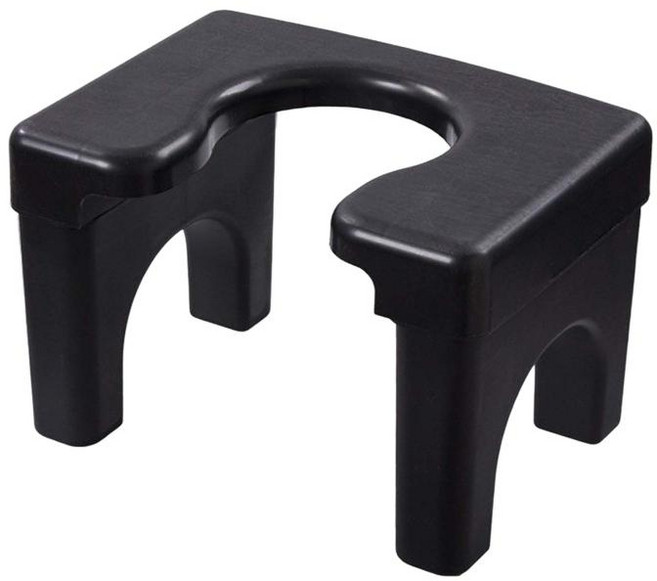 쪼그리고 앉는 변기 의자 비 미끄러짐 화장실을 위한 두꺼운 넓은 패널 이동할 수 있는, 35cmx26.5cmx23.2cm, 하얀색, 기타, 1개