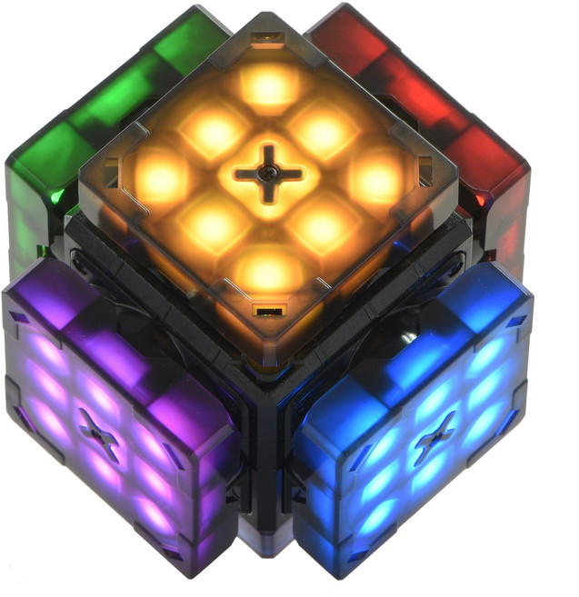 AI로봇큐브 AI Robot Cube eX-Mars cube 엑스마스큐브 LED큐브 두뇌활성화 사고력수학 지능계발 인공지능게임, 1개