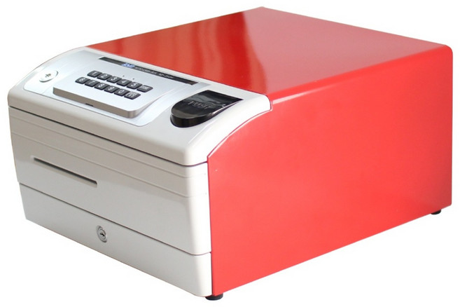 범일 디지털 2단 슬라이딩 수제금고 캐쉬박스 돈통 금전함 카운터용 ND-350H, ND-350HR(적색)