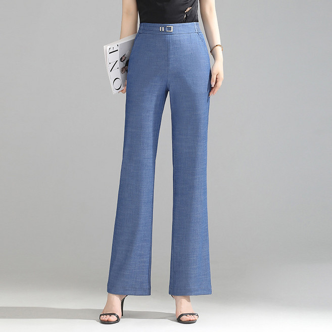 아뗄릭 루즈핏 벨티드 자켓 여름 9부 팬츠 정장 세트 00712