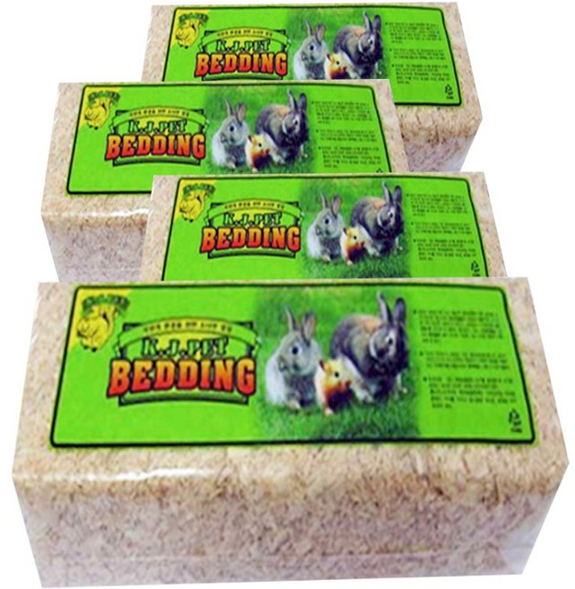 햄스터 베딩 (국내산톳밥), 16L, 4개