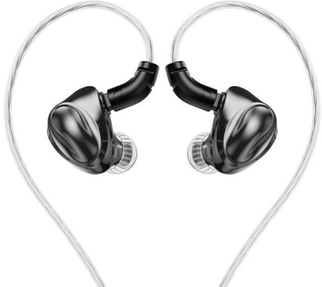 Fanmusic TRN Dolphin 10mm Dual Magnetic Circuit Dynamic Driver in-Ear Headphone with Interchangeab, 3.5mm with mic