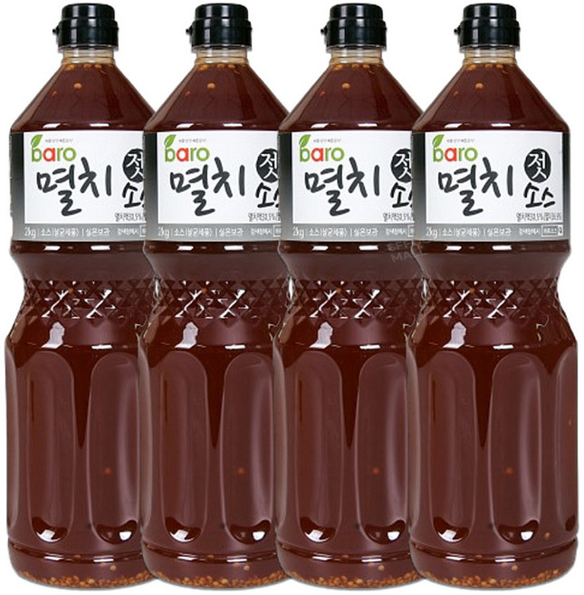 바로 멸치젓소스 1.95kg x 4개 멜젓삼겹소스