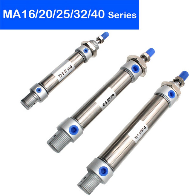 더블 액팅 공압 스틸 스트로크 20 25 스테인레스 공기압 40 실린더 미니 500MM 32, 65) 450mm Stroke - 40mm Bore, 1개