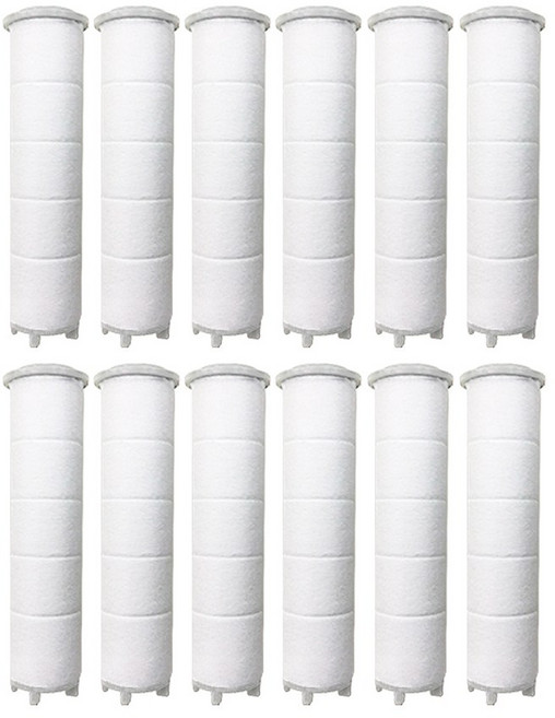 넬라퓨어 고압 수압상승 필터 샤워기 헤드, 전용필터 12개 세트, 1개