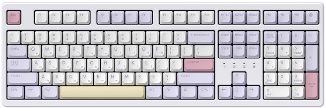 한성컴퓨터 8K 유무선 게이밍 기계식키보드 로즈핑크 도각 45g, 퍼플하트, TFG Cloud Max CF 동그리, 적축