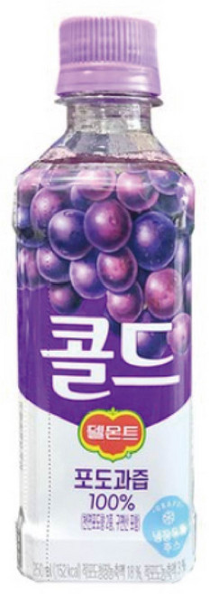 롯데칠성 델몬트 콜드 포도 250ml*24개, 9개, 250ml