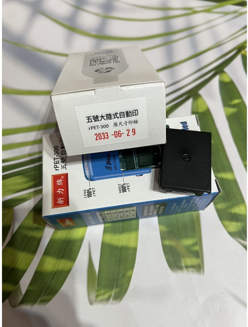 Shiny S-300 日期章 - 可調日期, 1個, 2025-06-06 黑墨水