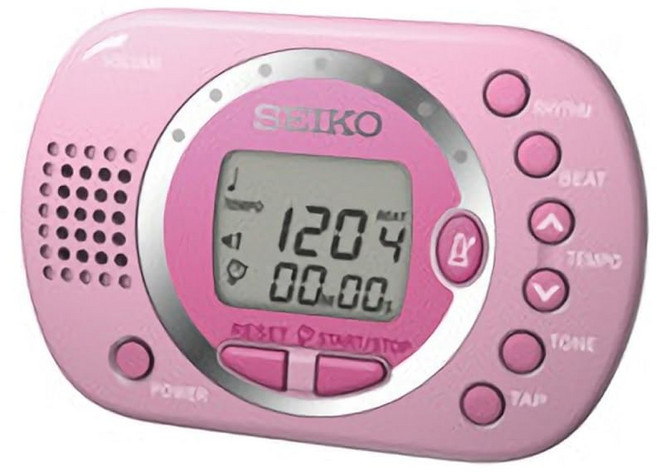 SEIKO 세이코 디지털 메트로놈 핑크 DM110P, 상세페이지 참조, 1개