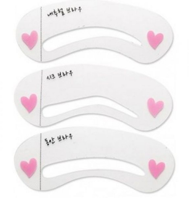 1+1(2개) 고급눈썹 그리기 가이드(3개 1세트), 1개
