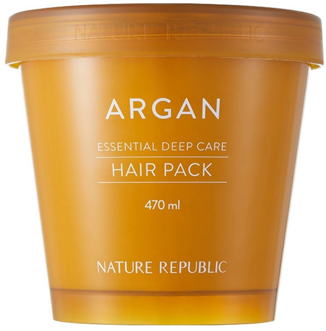 네이처리퍼블릭 아르간 에센셜 딥 케어 헤어팩 대용량, 470ml, 1개