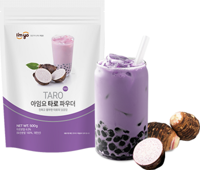아임요 버블티 타로 파우더 500g, 1개입, 1개