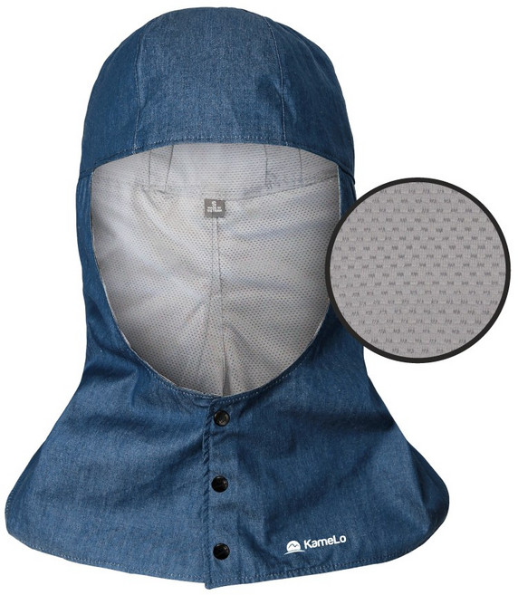 카멜로 여름 용접두건 용접용품 여름용 작업두건 통기, 5세트, AH-2ATB