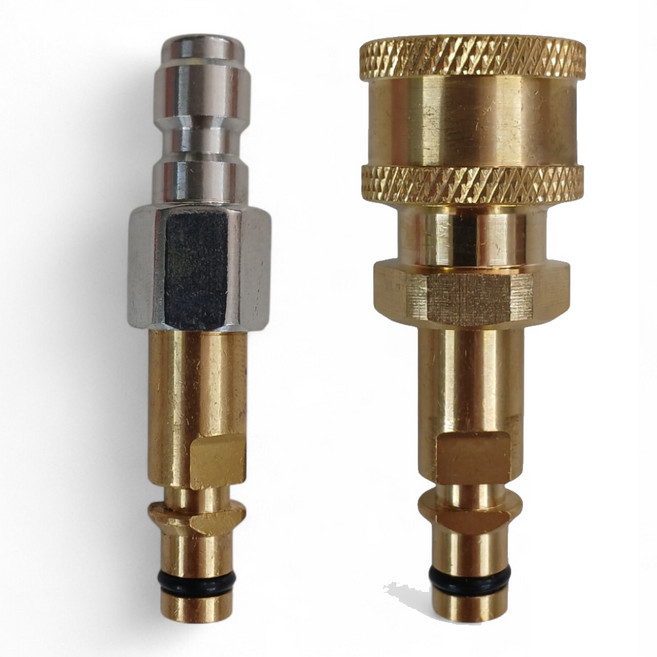 카처미니 고압세척기 K미니 원터치 연결잭세트 본체연결잭 건연결잭 암 수