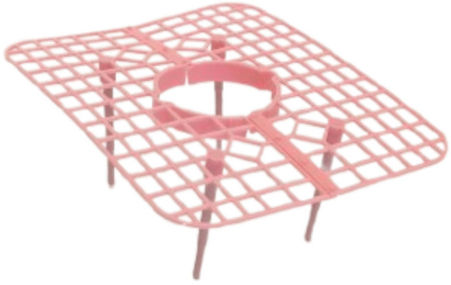 도토링 딸기 및 작물받침대 (분홍색), 5개