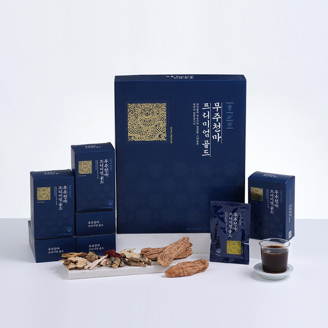 (사은품증정)건강식품 전문 제조 기업(주)포렘/내 몸을 위한 건강 시크릿/무주 천마 프리미엄골드 70ml x 30포+도라지청 굿 데이12ml x 30스틱 증정