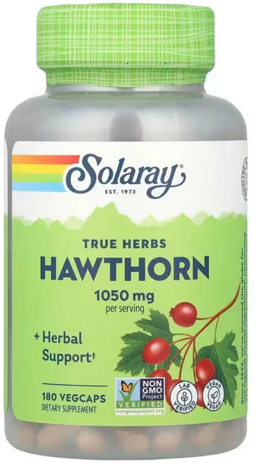 솔라레이 호쏜 산사나무 Hawthorn 1 050mg 180정, 1개 - 쿠팡