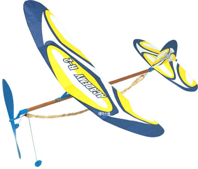 아카데미과학 R-2 고무동력기 중급용 18502, 1개