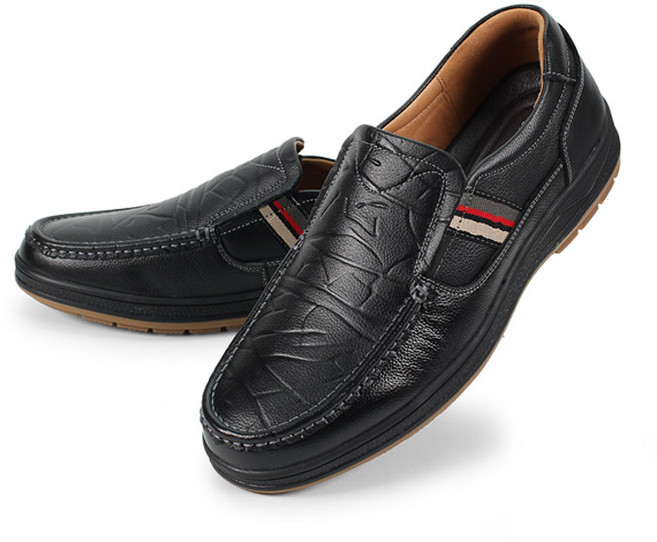 남성 소가죽 로퍼 미끄럼방지 편한 남자 정장화 캐주얼 구두