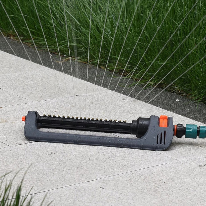 HK sell 에이넥 광범위 19구 자동 회전 스프링클러 잔디 정원 텃밭, 1개