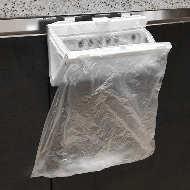 본라이프 다용도 음식물 쓰레기통 쓰레기봉지 홀더 악취차단 봉투클립 분리수거 봉투 거치대 봉투걸이 씽크대 걸이형 쓰레기봉투 밀폐 벽걸이 휴지통 비닐봉지걸이 싱크대걸이 쓰레기홀더, 본라이프 봉지홀더, 1개