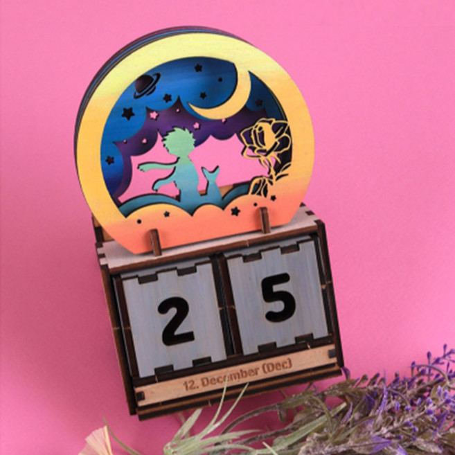 우드 DIY 어린왕자 만년달력 만들기