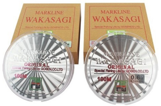 마크라인 와가사키 중층 내림낚시 모노라인 목줄, 0.3호, 1개