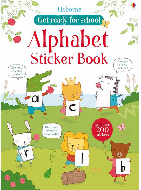 字母貼紙書 超過200張貼紙 趣味學習字母 培養自主學習能力, Usborne