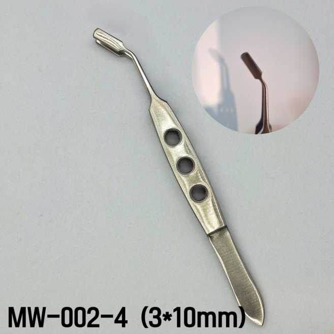 마이봄샘 의료용 핀셋 포셉 안과 눈기름샘 청소, MW-002-4, 1개