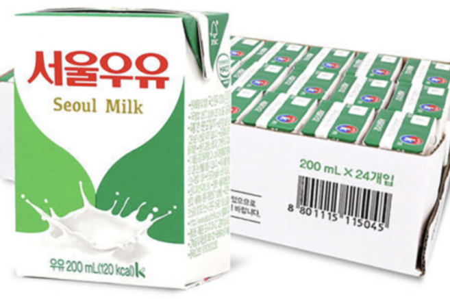 서울우유, 24개, 멸균, 200ml