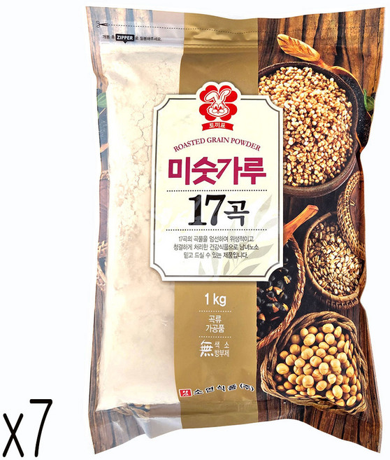 새마원 소연 17곡미숫가루 아침 식사대용 선식 곡물쉐이크, 7개, 1kg