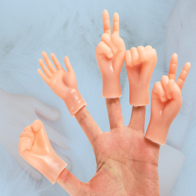 안스샵 손 미니어쳐 2p 실리콘장난감, 바위