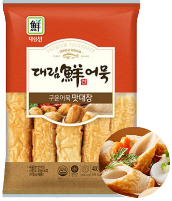 사조 대림선 직화 구운어묵 맛대장 400g(냉장) x 3개 / 오뎅 어묵탕, 400g