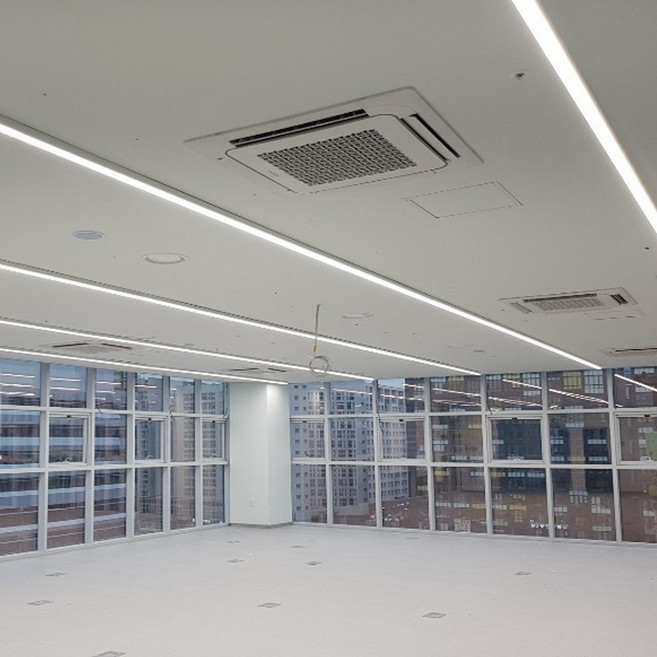 라인 일자 레일등 조명 KS고효율 플리커프리, 2000레일등, (블랙/주백색), 1개