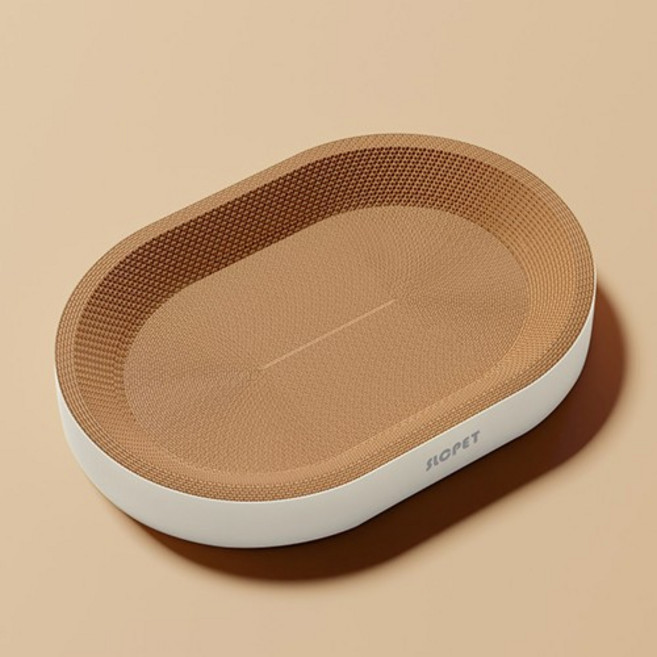 에스엘씨펫 고양이 특대 타원형 스크래쳐, 1개