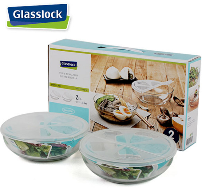 글라스락 클린볼 2p, 1세트