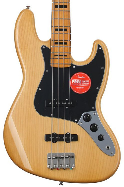 Squier by Fender Classic Vibe '70s Jazz Bass Maple Fingerboard Natural 일렉트릭베이스 소프트, 1개, 상세페이지 참조, 상세페이지 참조