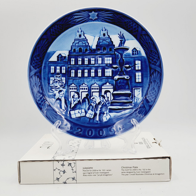 [빈티지] 로얄코펜하겐 2009년 크리스마스 연도접시 (제품박스 선택), 선택불가 (옵션유지용), 1개